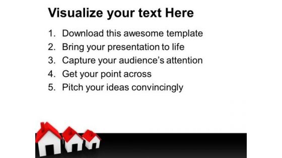 Housing Growth Real Estate PowerPoint Templates And PowerPoint Themes 1012