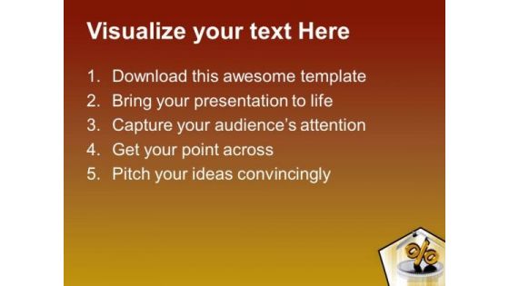 Housing Percentage Real Estate PowerPoint Templates And PowerPoint Themes 0812