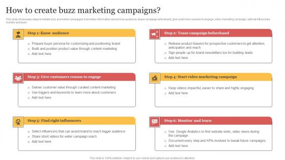 How To Create Buzz Marketing Campaigns Organizing Buzzworthy Social Pictures Pdf