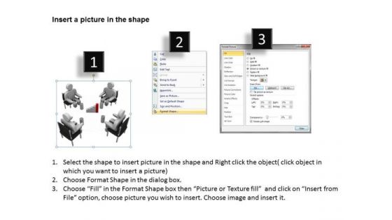 How To Draw Business Process Diagram 3d Team Discussing Bar Graph PowerPoint Templates