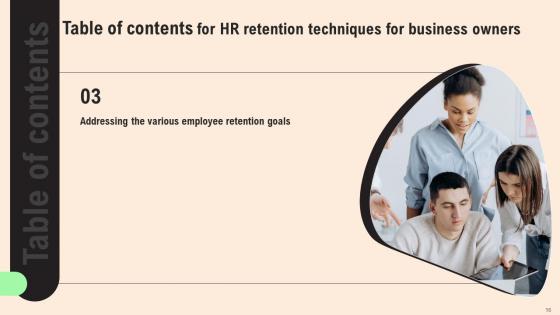 HR Retention Techniques For Business Owners Ppt Powerpoint Presentation Complete Deck With Slides