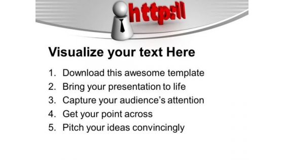 Http Text In 3d Internet PowerPoint Templates And PowerPoint Themes 0912