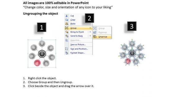 Hub And Spoke 7 Marketing Concepts Create Business Plan PowerPoint Templates