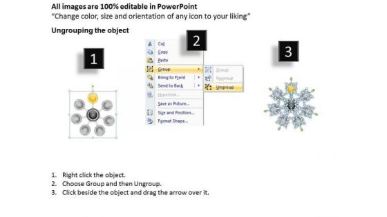 Hub And Spoke 7 Marketing Concepts Small Business Plan PowerPoint Slides