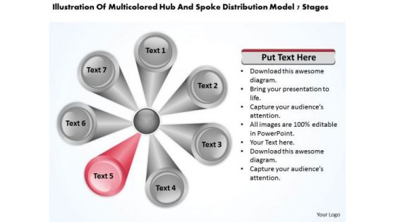 Hub And Spoke Distribution Model 7 Stages Examples Of Small Business Plans PowerPoint Slides