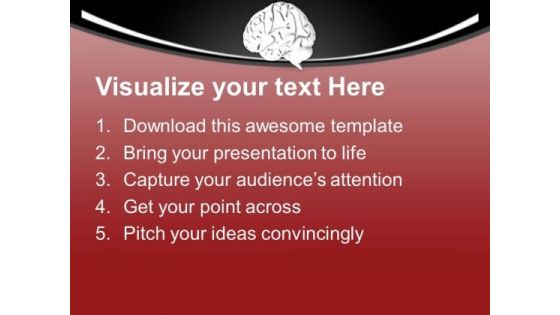 Human Brain Is House Of Creativity PowerPoint Templates Ppt Backgrounds For Slides 0713