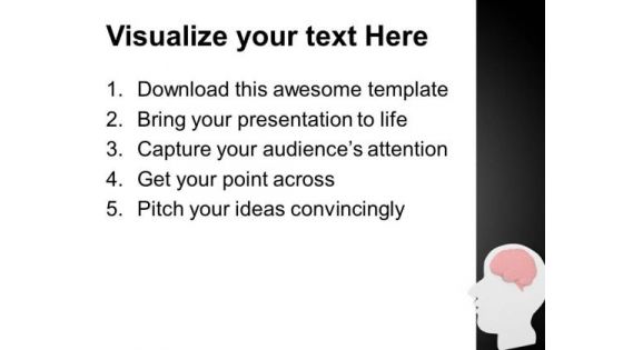 Human Brain Is Source Of Energy PowerPoint Templates Ppt Backgrounds For Slides 0613