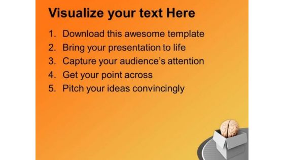 Human Brain Is Source Of Ideas PowerPoint Templates Ppt Backgrounds For Slides 0713