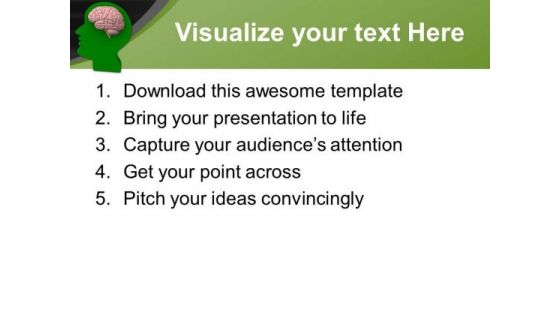 Human Brain Is Very Competetive PowerPoint Templates Ppt Backgrounds For Slides 0613