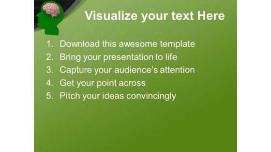 Human Brain Is Very Competetive PowerPoint Templates Ppt Backgrounds For Slides 0613