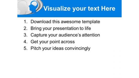 Human Brain Is Very Sharp PowerPoint Templates Ppt Backgrounds For Slides 0613