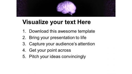 Human Brain Is Very Strong PowerPoint Templates Ppt Backgrounds For Slides 0513