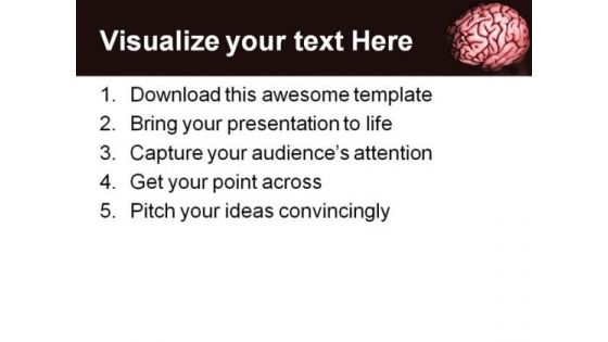 Human Brain Science PowerPoint Templates And PowerPoint Backgrounds 0211