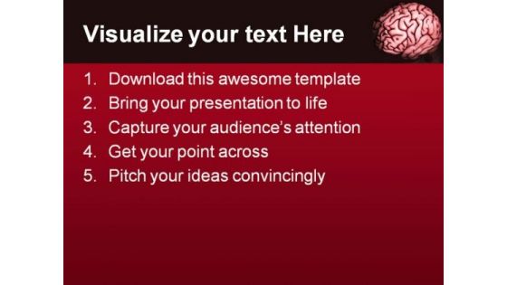Human Brain Science PowerPoint Templates And PowerPoint Backgrounds 0211