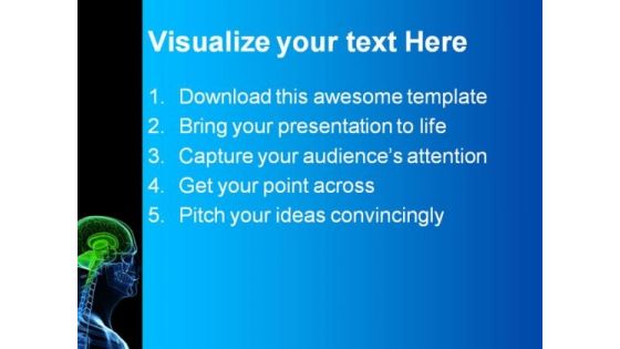 Human Brain Technology PowerPoint Themes And PowerPoint Slides 0211