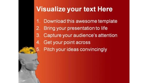 Human Gearhead Industrial PowerPoint Themes And PowerPoint Slides 0511