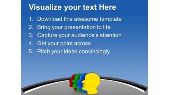 Humans Have Different Shades In Personality PowerPoint Templates Ppt Backgrounds For Slides 0613