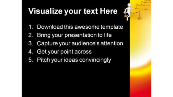 Hurdling Success PowerPoint Themes And PowerPoint Slides 0211