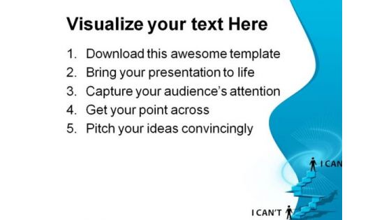 I Can Business PowerPoint Template 0510