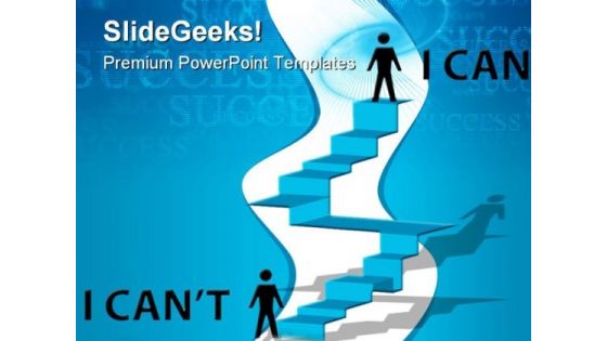 I Can Business PowerPoint Template 0510