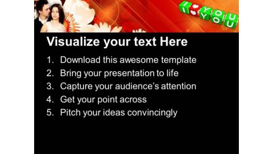I Love You Youth PowerPoint Templates And PowerPoint Themes 1012