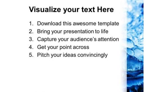 Ice Abstract Nature PowerPoint Templates And PowerPoint Themes 0512