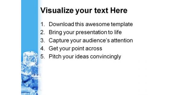 Ice Cubes Lifestyle PowerPoint Themes And PowerPoint Slides 0511