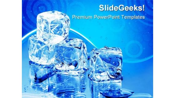 Ice Cubes Lifestyle PowerPoint Themes And PowerPoint Slides 0511