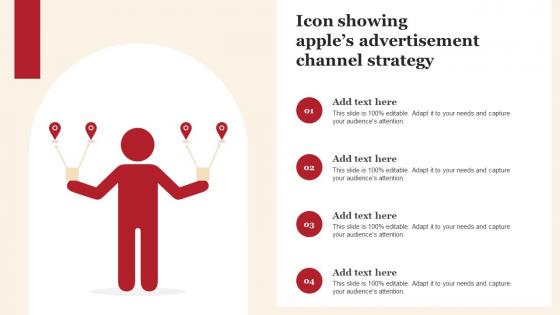 Icon Showing Apples Advertisement Channel Strategy Graphics Pdf Icon Showing Apples Advertisement Channel Strategy Graphics Pdf