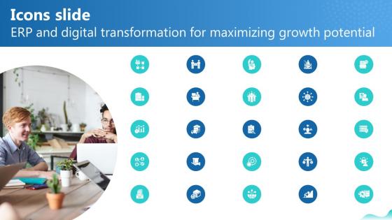 Icons Slide Erp And Digital Transformation For Maximizing Growth Potential DT SS V