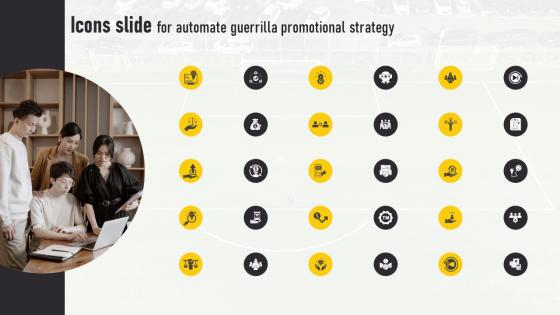 Icons Slide For Automate Guerrilla Promotional Strategy Ideas Pdf Icons Slide For Automate Guerrilla Promotional Strategy Ideas Pdf