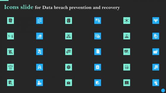 Icons Slide For Data Breach Prevention And Recovery Summary Pdf