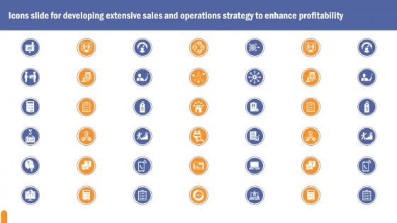 Icons Slide For Developing Extensive Sales And Operations Strategy To Enhance Profitability Information Pdf