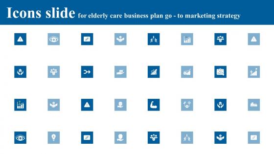 Icons Slide For Elderly Care Business Plan Go To Marketing Strategy Graphics Pdf