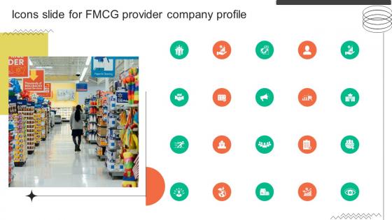 Icons Slide For FMCG Provider Company Profile CP SS V Icons Slide For FMCG Provider Company Profile CP SS V