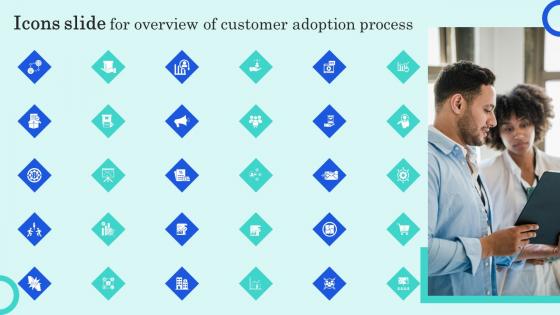 Icons Slide For Overview Of Customer Adoption Process Inspiration Pdf Icons Slide For Overview Of Customer Adoption Process Inspiration Pdf