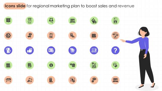 Icons Slide For Regional Marketing Plan To Boost Sales And Revenue MKT SS