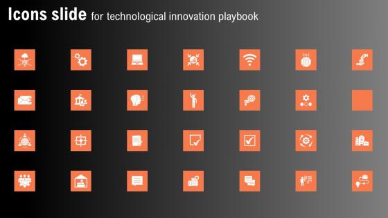 Icons Slide For Technological Innovation Playbook Elements Pdf Icons Slide For Technological Innovation Playbook Elements Pdf