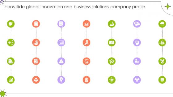 Icons Slide Global Innovation And Business Solutions Company Profile Icons Slide Global Innovation And Business Solutions Company Profile