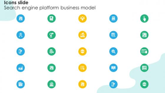 Icons Slide Search Engine Platform Business Model BMC SS V Icons Slide Search Engine Platform Business Model BMC SS V