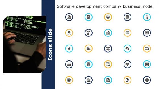 Icons Slide Software Development Company Business Model BMC SS V Icons Slide Software Development Company Business Model BMC SS V
