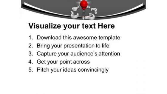Idea Amongst Questions Business PowerPoint Templates Ppt Backgrounds For Slides 1112