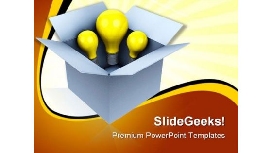 Idea Box Business PowerPoint Templates And PowerPoint Backgrounds 0311