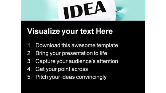 Idea Concept Future PowerPoint Themes And PowerPoint Slides 0211