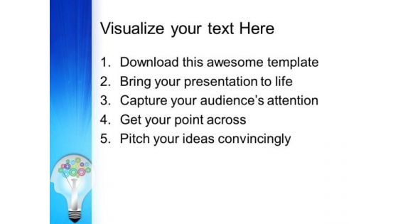 Idea Gears Business PowerPoint Templates And PowerPoint Themes 0212