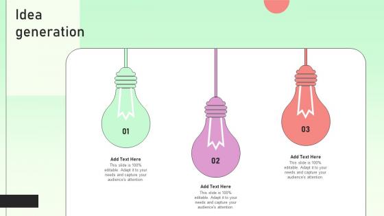 Idea Generation Value Based Investor Financing Pitch Deck Clipart Pdf