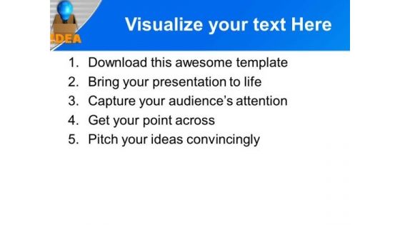 Idea In Box Business PowerPoint Templates Ppt Backgrounds For Slides 0113