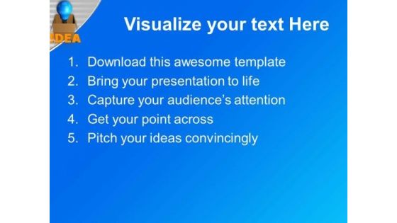 Idea In Box Business PowerPoint Templates Ppt Backgrounds For Slides 0113