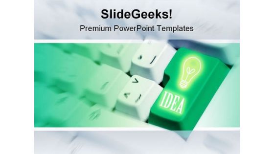 Idea Internet PowerPoint Template 0910