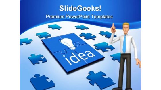 Idea People Business PowerPoint Backgrounds And Templates 0111